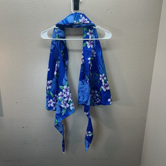 Vintage Hilo Hattie Sarong Skirt Floral Tropical Hawaiian Wrap Cover Up OS - Picture 4 of 6